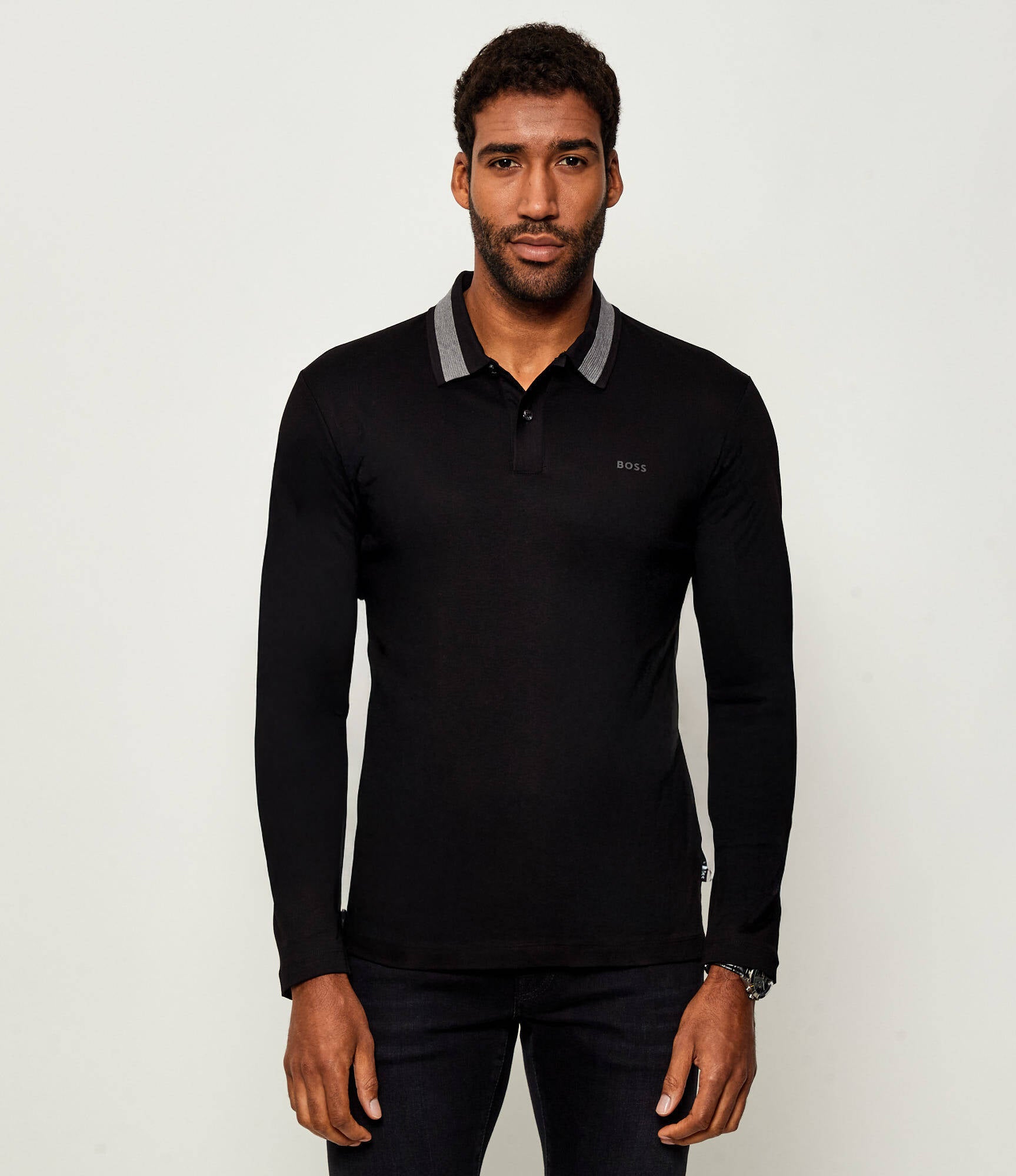 Contrast Trim Polo Shirt