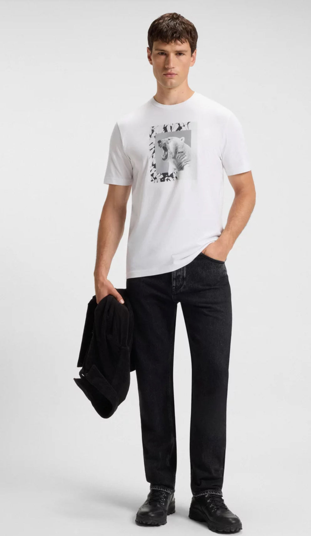 Cotton-Jersey T-Shirt With Animal Artwork