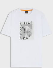 Cotton-Jersey T-Shirt With Animal Artwork