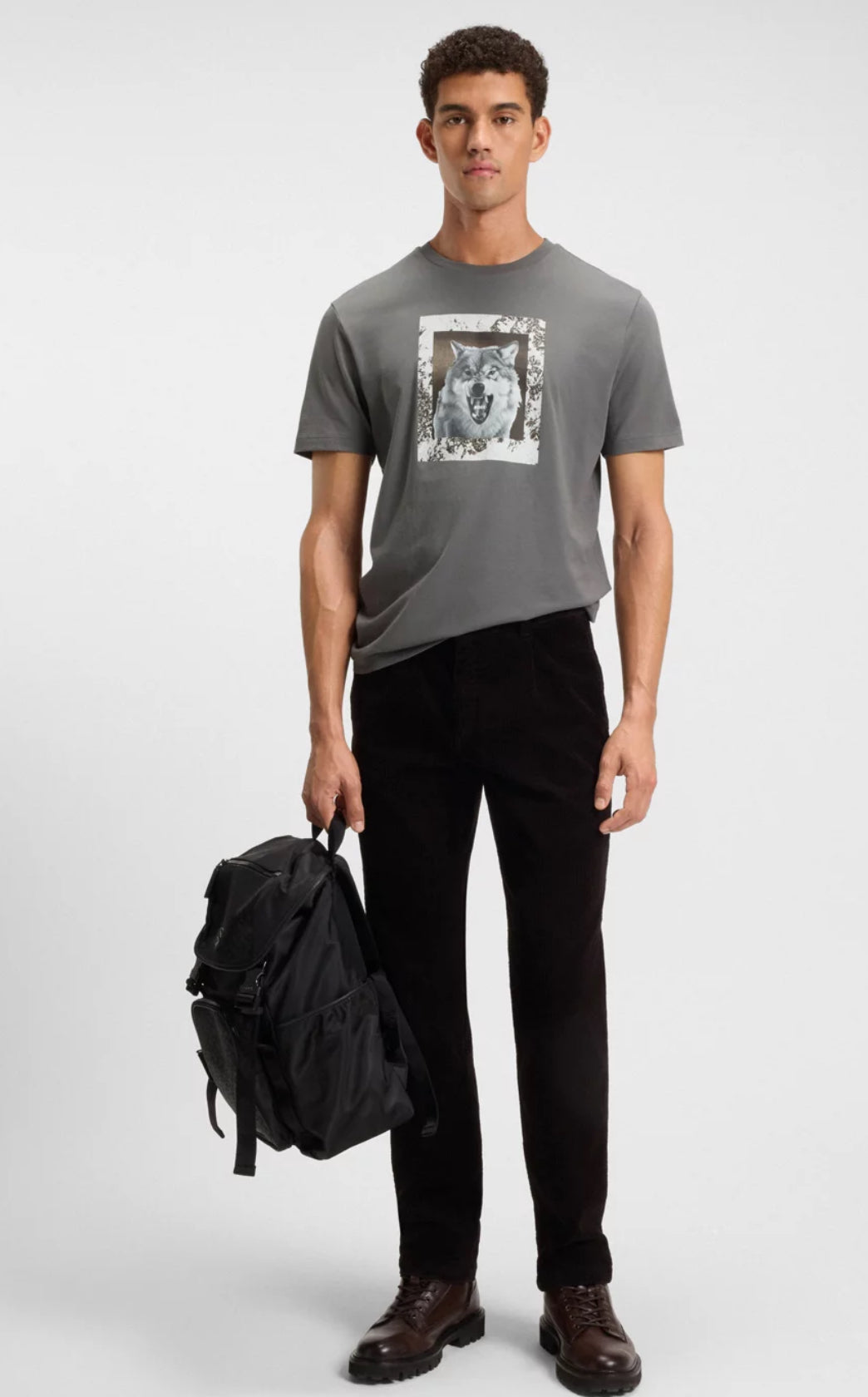 Cotton-Jersey T-Shirt With Animal Artwork