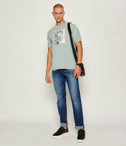 Cotton-Jersey T-Shirt With Animal Artwork