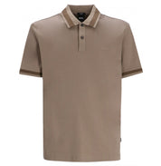 Mercerised-Cotton Polo With Structured Trim