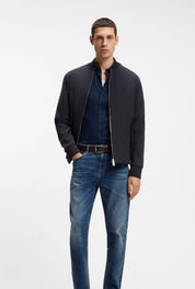 Zip Up Sweatshirt With Double B Monogram
