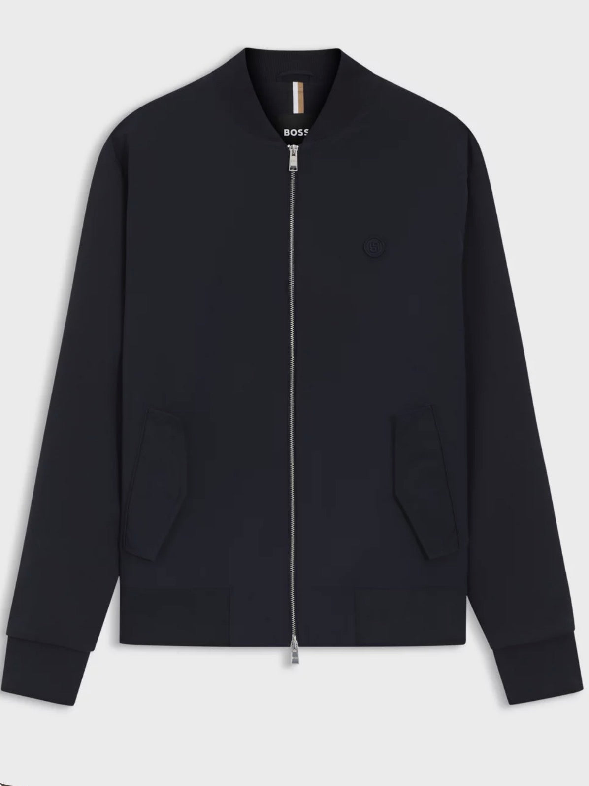 Zip Up Sweatshirt With Double B Monogram