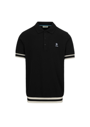 Stripe Hem Polo Shirt