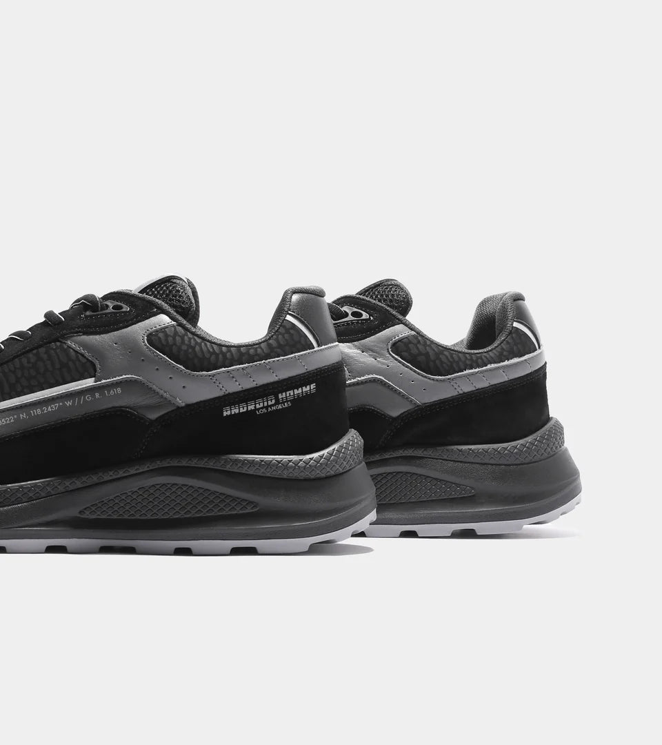 El-Porto Gunmetal Trainers