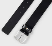 Signature Stripe Leather Belt