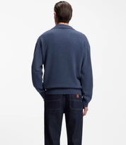 Virgin-Wool Collar Jumper