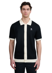 Knitted Full Button Polo Shirt