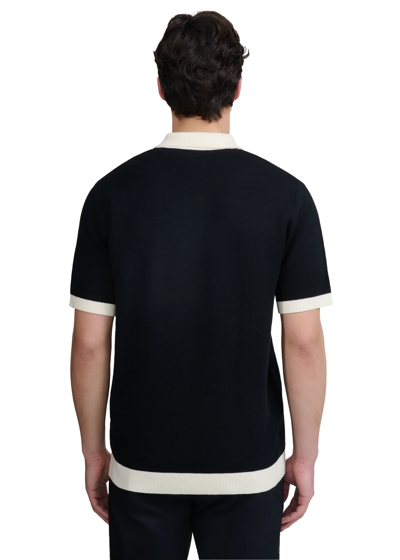 Knitted Full Button Polo Shirt