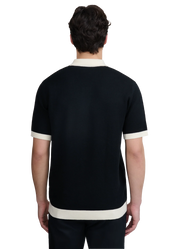Knitted Full Button Polo Shirt