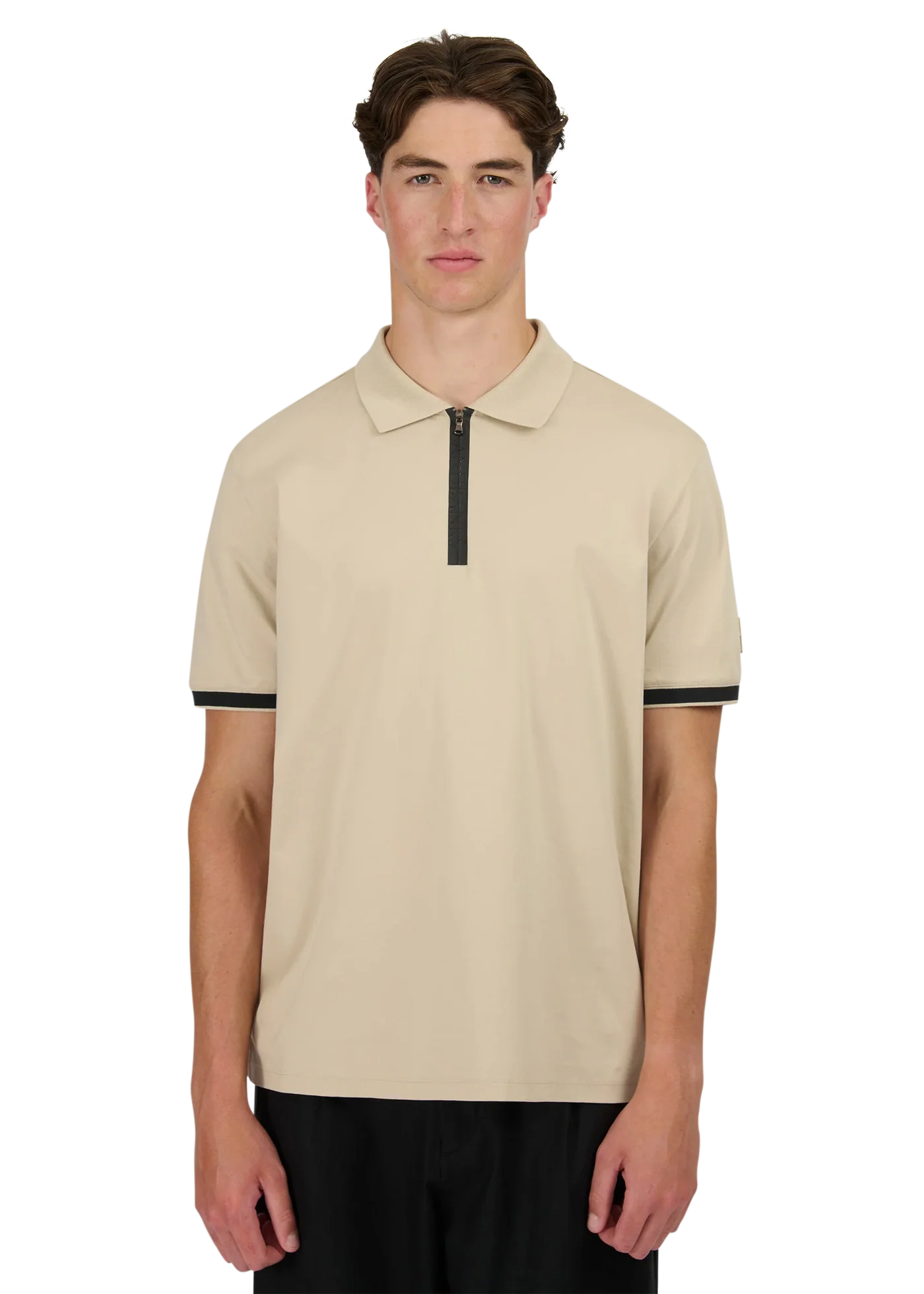 Silicone Zip Polo Shirt