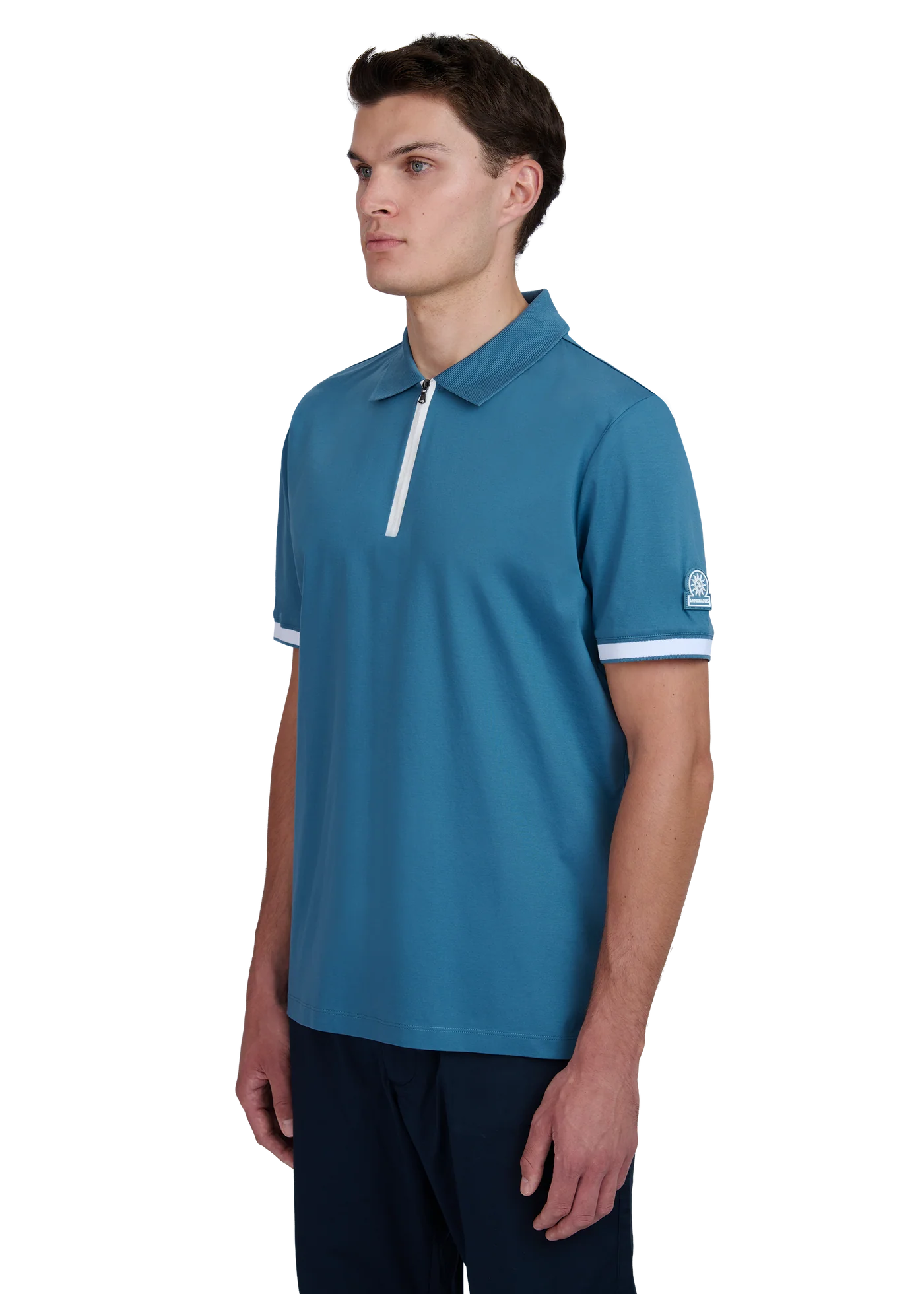 Silicone Zip Polo Shirt