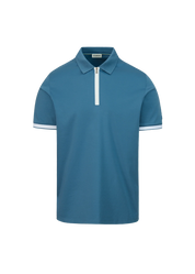 Silicone Zip Polo Shirt