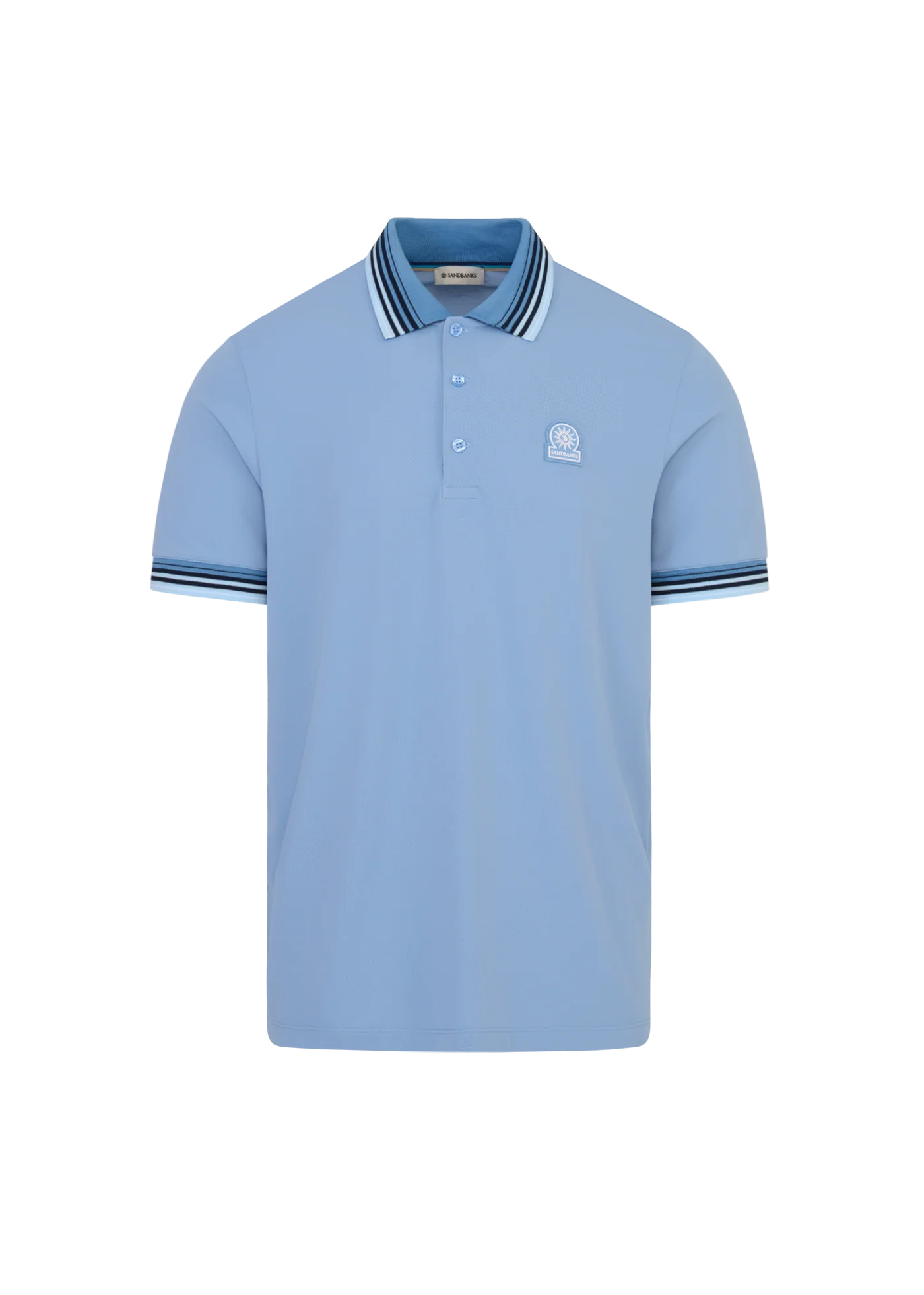 Gradient Rib Polo Shirt