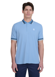 Gradient Rib Polo Shirt