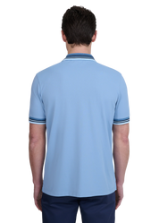 Gradient Rib Polo Shirt