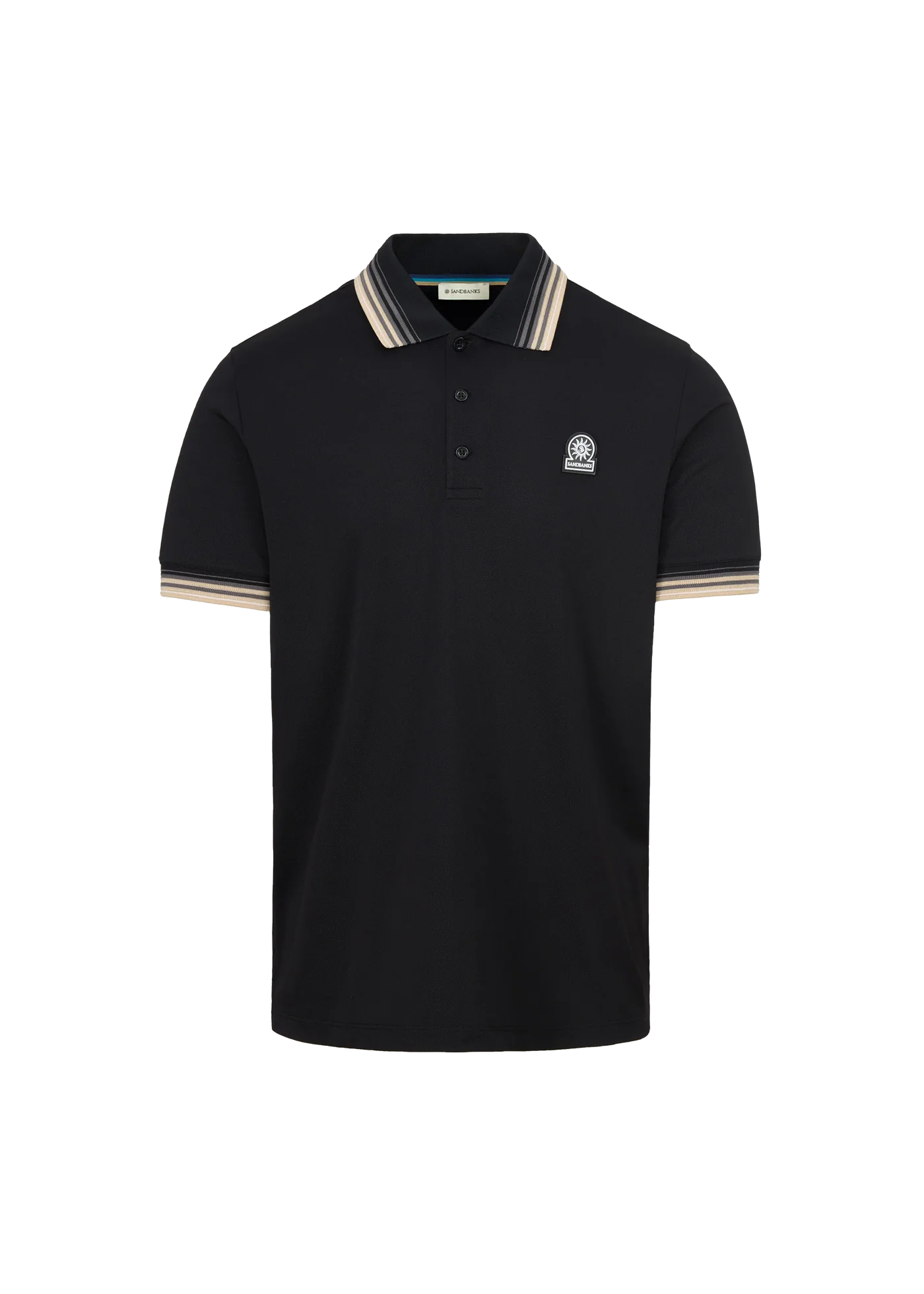 Gradient Rib Polo Shirt