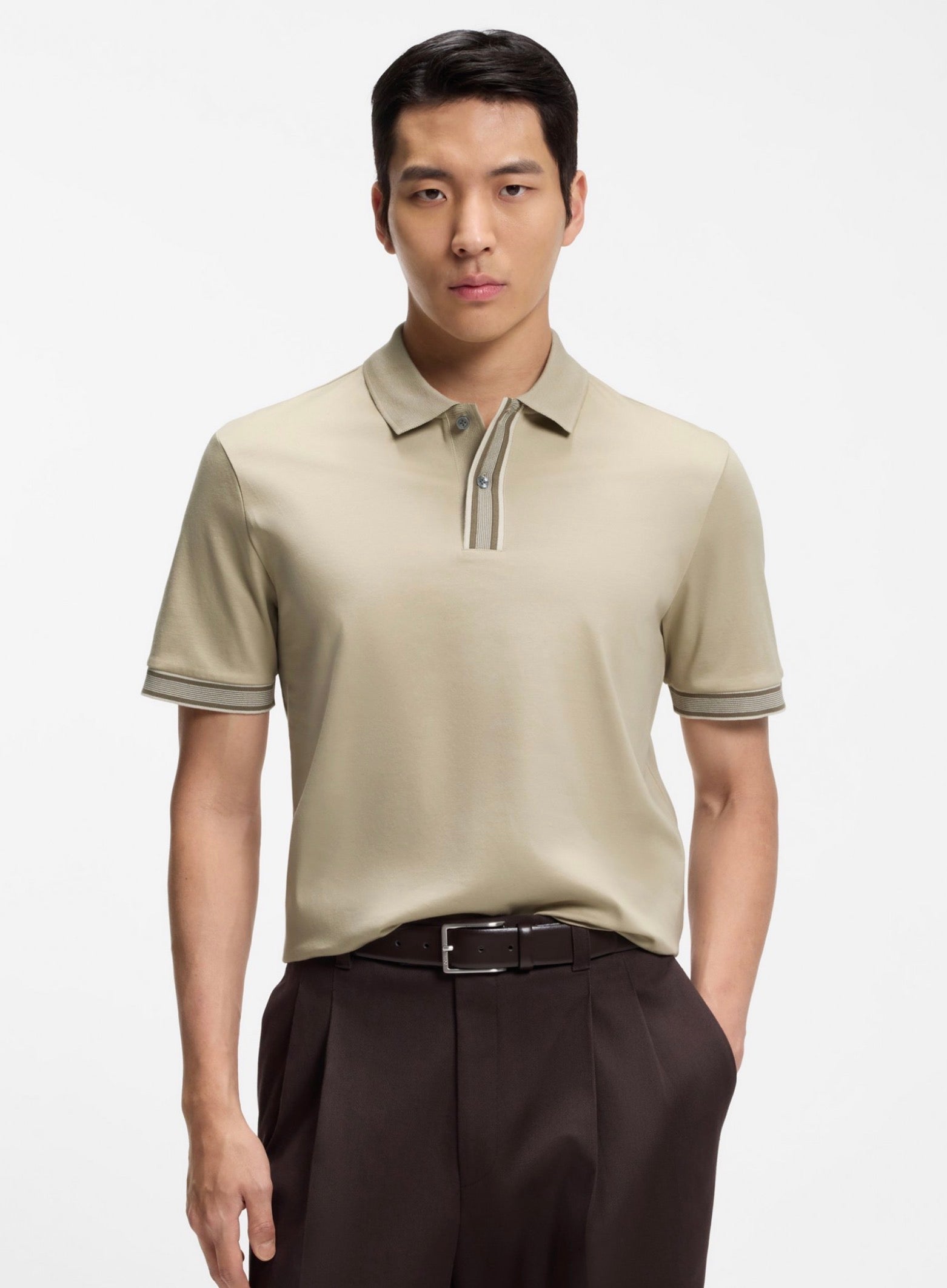 Mercerised Cotton Polo Shirt