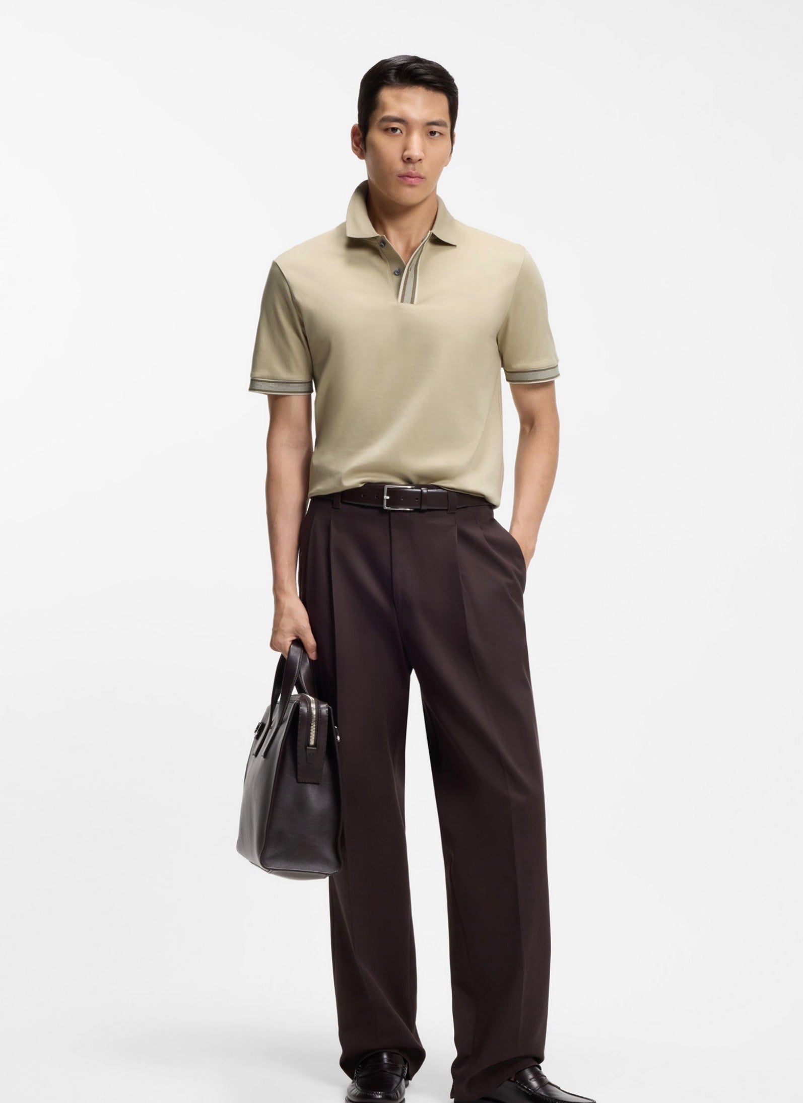 Mercerised Cotton Polo Shirt