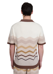 Wave Knitted Shirt