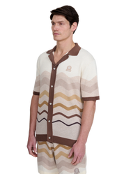 Wave Knitted Shirt