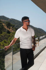 Diamond Stitch Polo Shirt