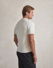 Diamond Stitch Polo Shirt