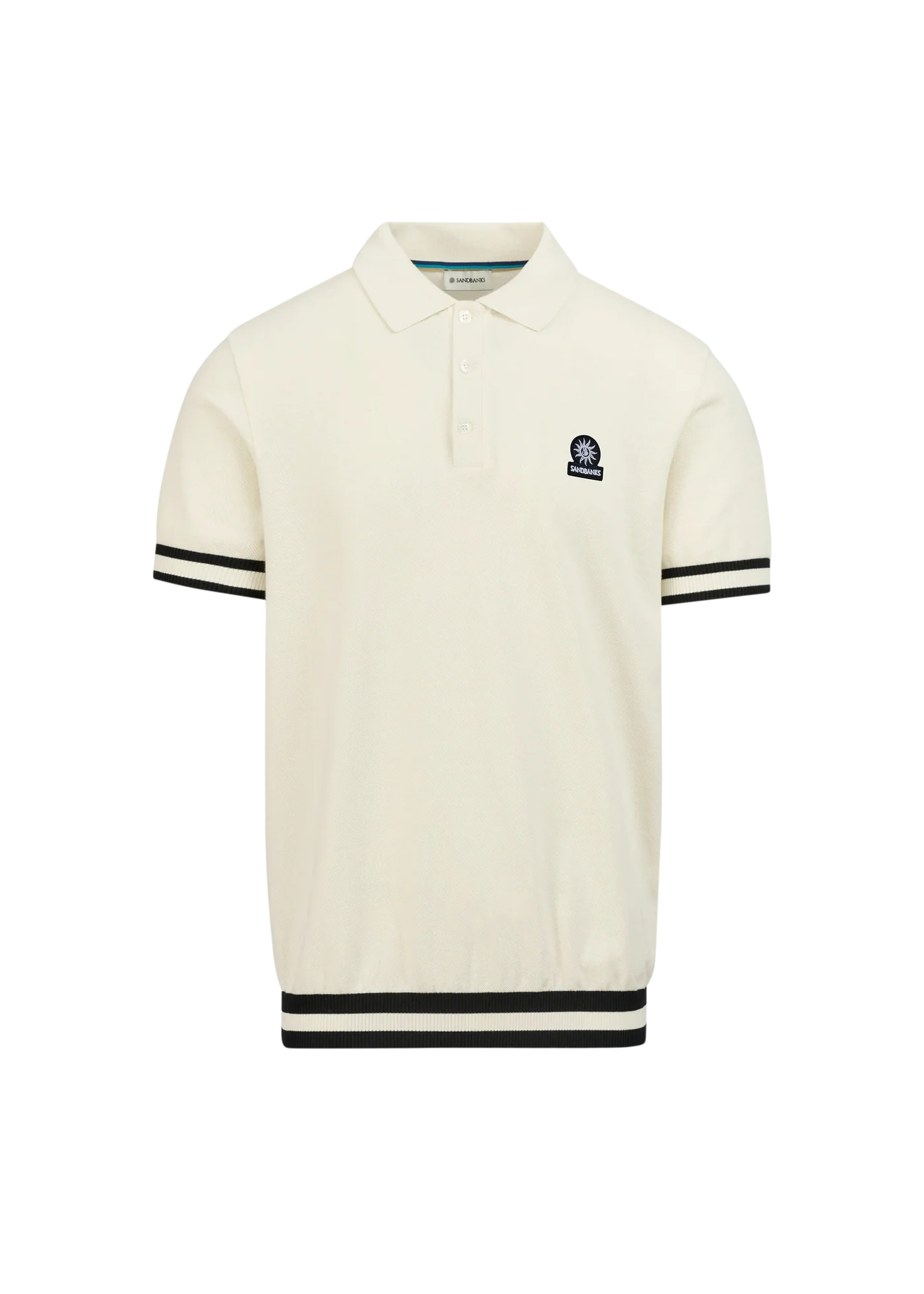 Stripe Hem Polo Shirt