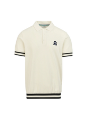 Stripe Hem Polo Shirt