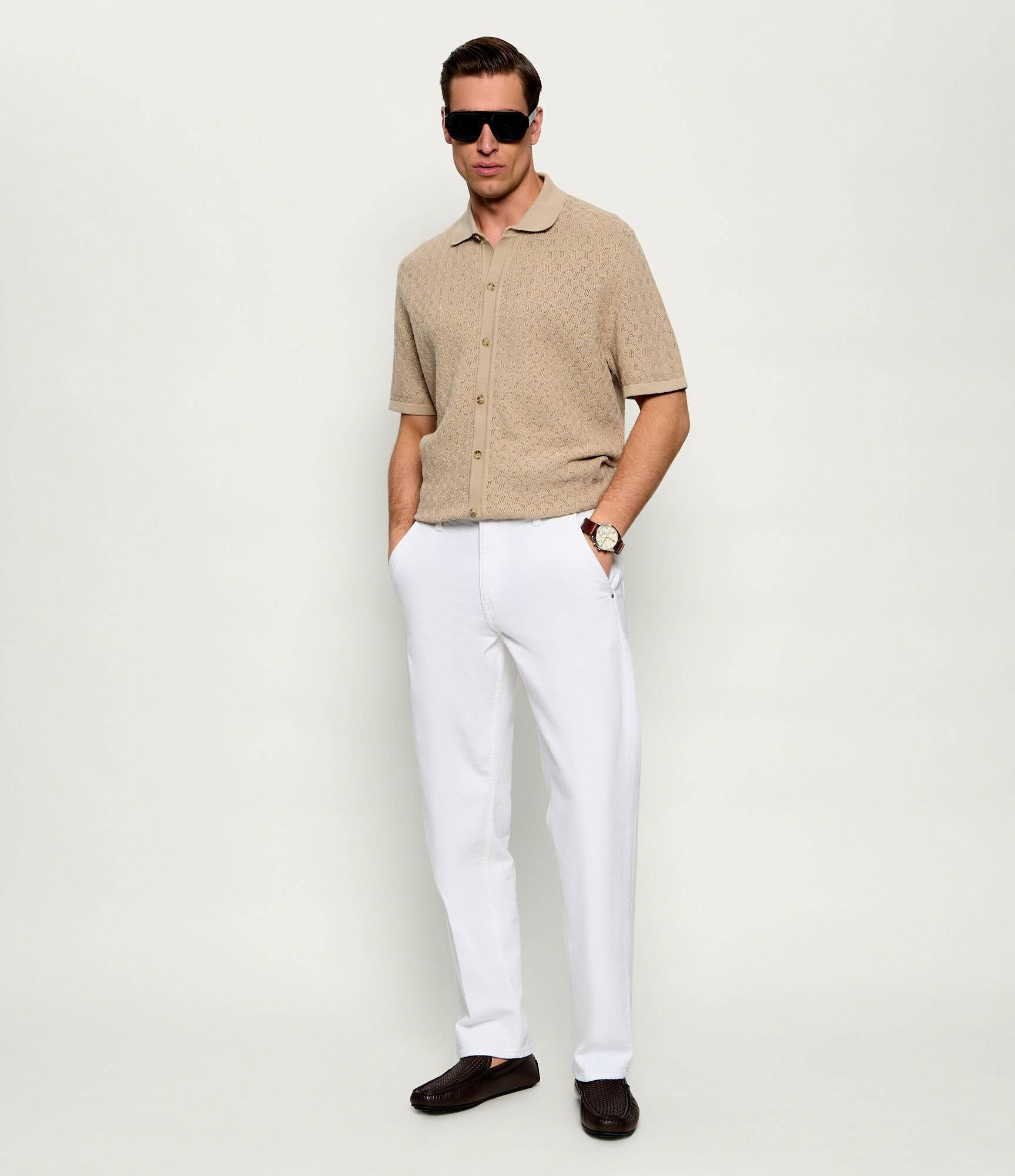 Knitted Cotton Shirt