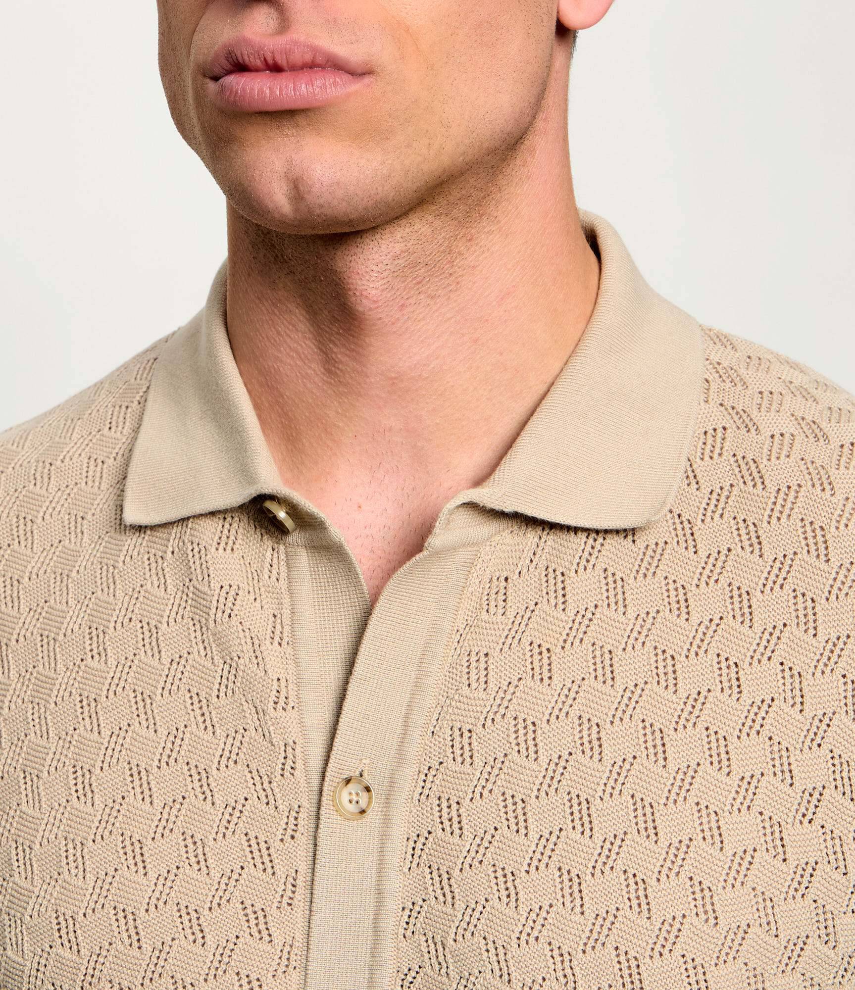 Knitted Cotton Shirt