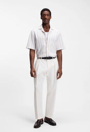 Boss Striped Stretch Cotton Shirt