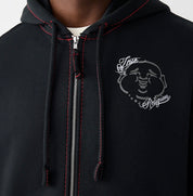 Buddha Face Big T Zip Hoodie