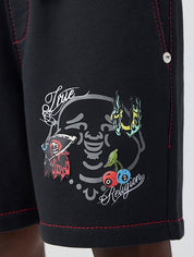 Buddha Face Big T Fleece Short