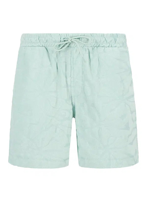 Terry Cloth Flower Shorts