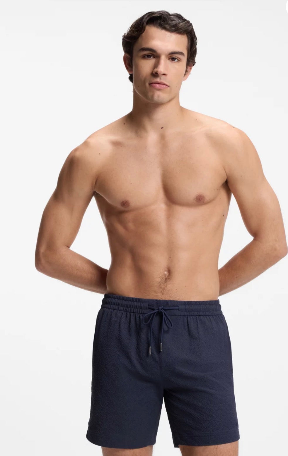 Seersucker Swim Shorts