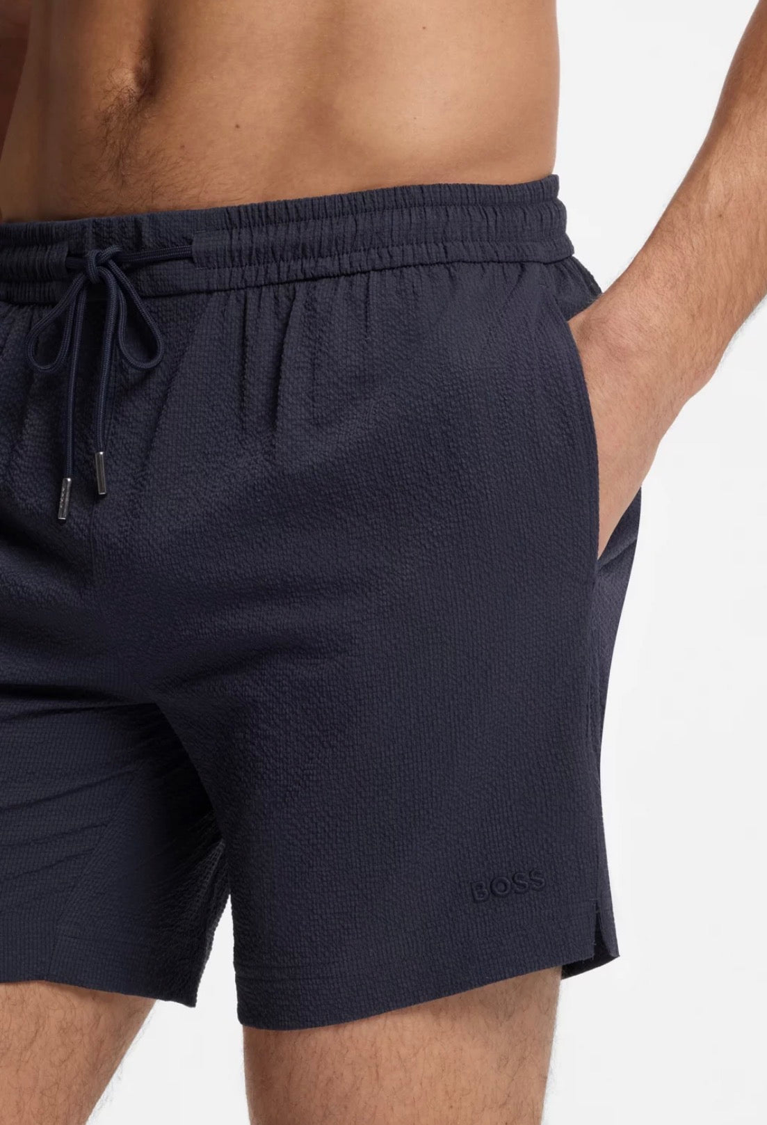 Seersucker Swim Shorts