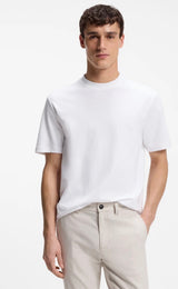 Embroidered Logo Interlock T-Shirt