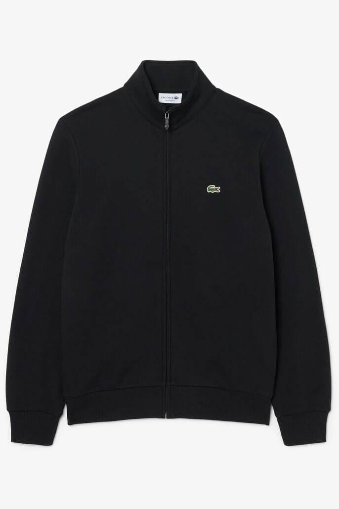 Zip-Up High Neck Fleece Sweeatshirt