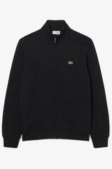 Zip-Up High Neck Fleece Sweeatshirt