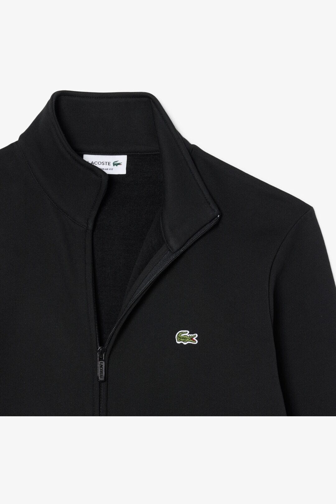 Zip-Up High Neck Fleece Sweeatshirt