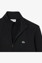 Zip-Up High Neck Fleece Sweeatshirt