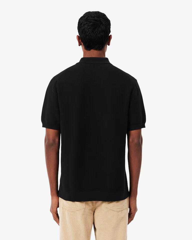 Short Sleeve Knitted Polo Shirt