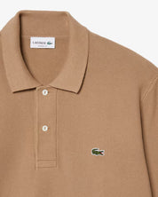 Long Sleeve Knitted Polo Shirt