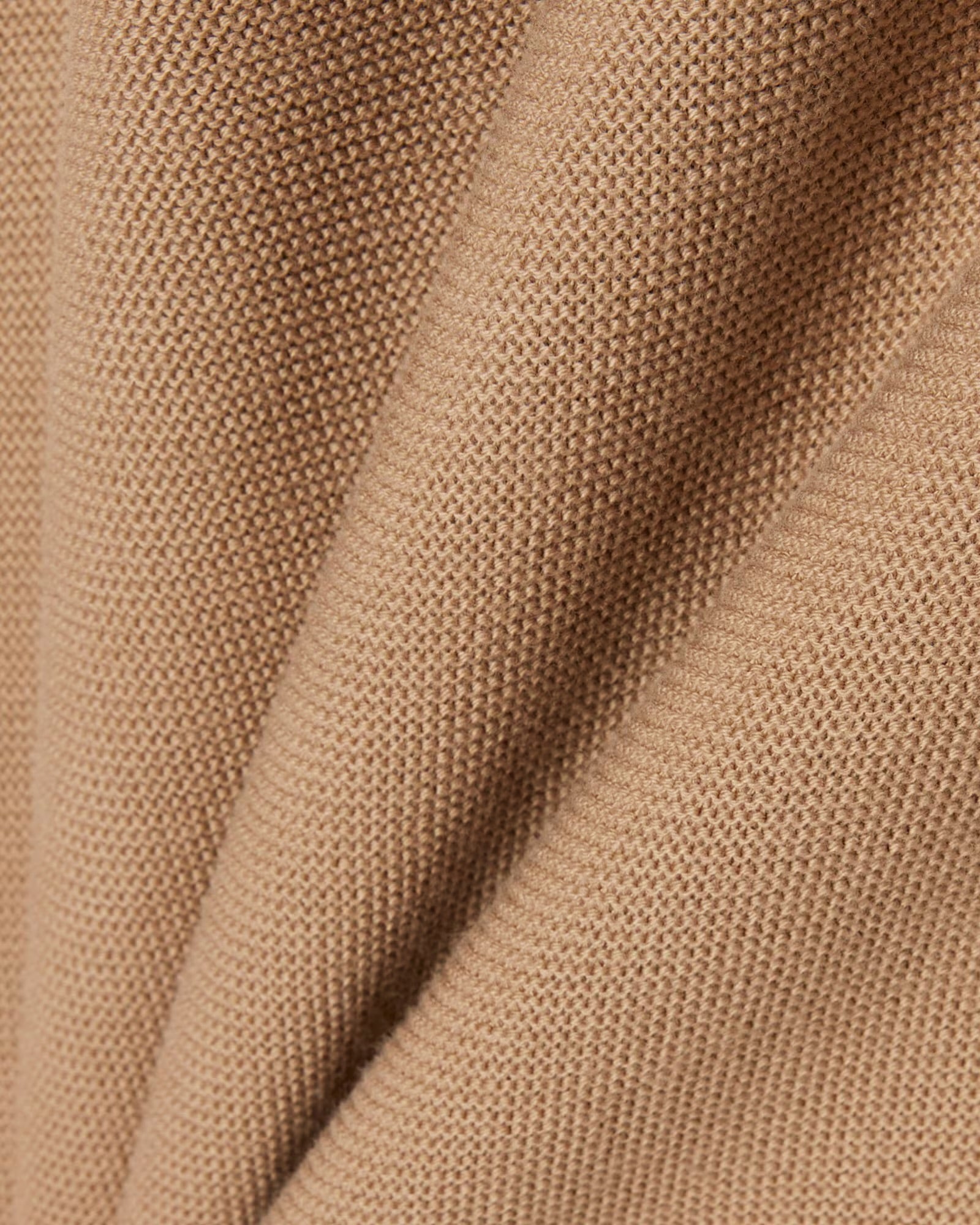 Long Sleeve Knitted Polo Shirt