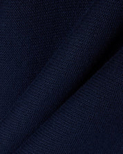 Long Sleeved Knitted Polo Shirt