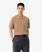 Short Sleeved Knitted Polo Shirt