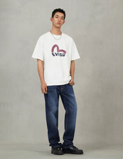 EVISU Seagull Pocket Print Jeans