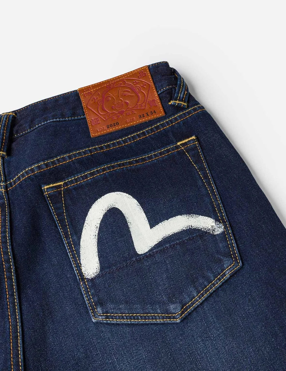 EVISU Seagull Pocket Print Jeans